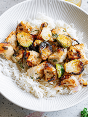 Are you looking for a quick and easy yet delicious meal idea? Then look no further because Air Fryer Chicken and Brussels Sprouts are the perfect weeknight dinner!