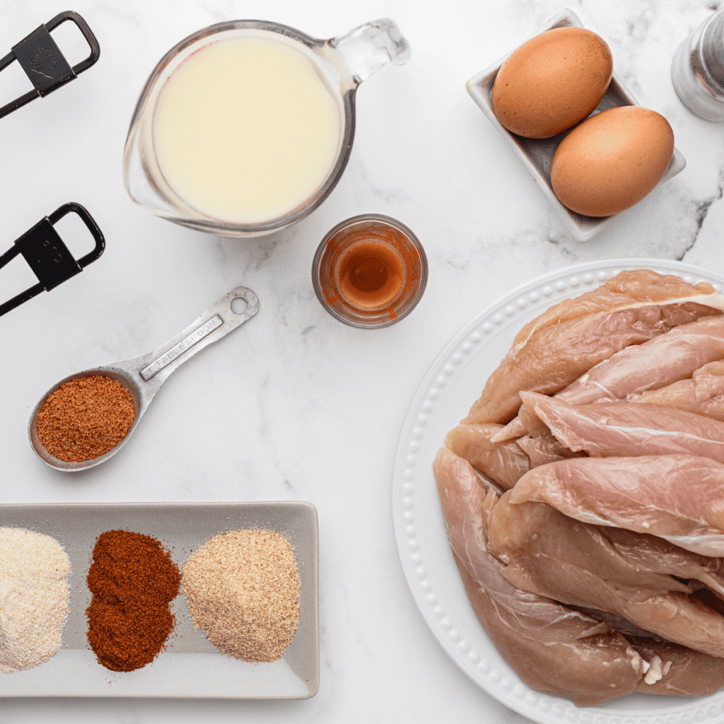 Ingredients Needed For Air Fryer Spicy Chicken Tenders