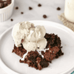 Air Fryer Chocolate Dump Cake
