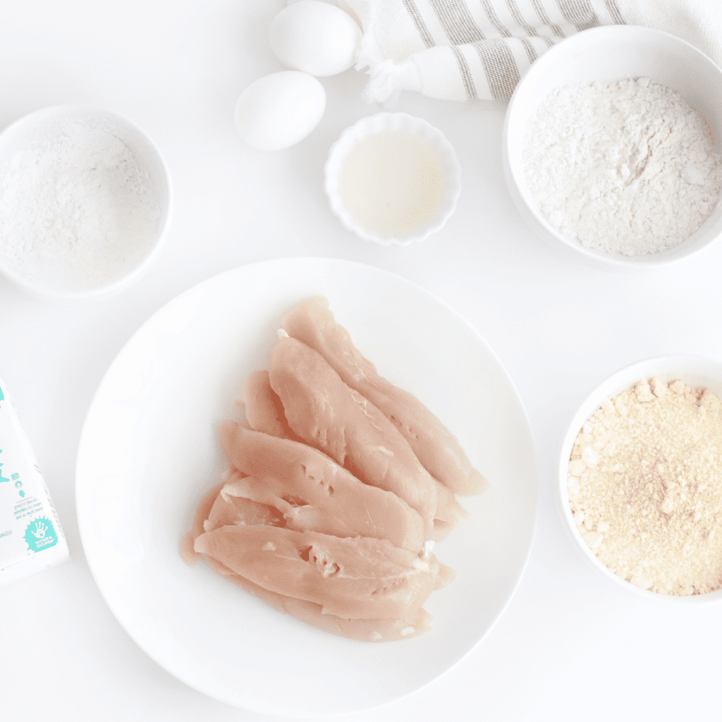 Ingredients Needed For Air Fryer Cornbread Crusted Chicken Tenders