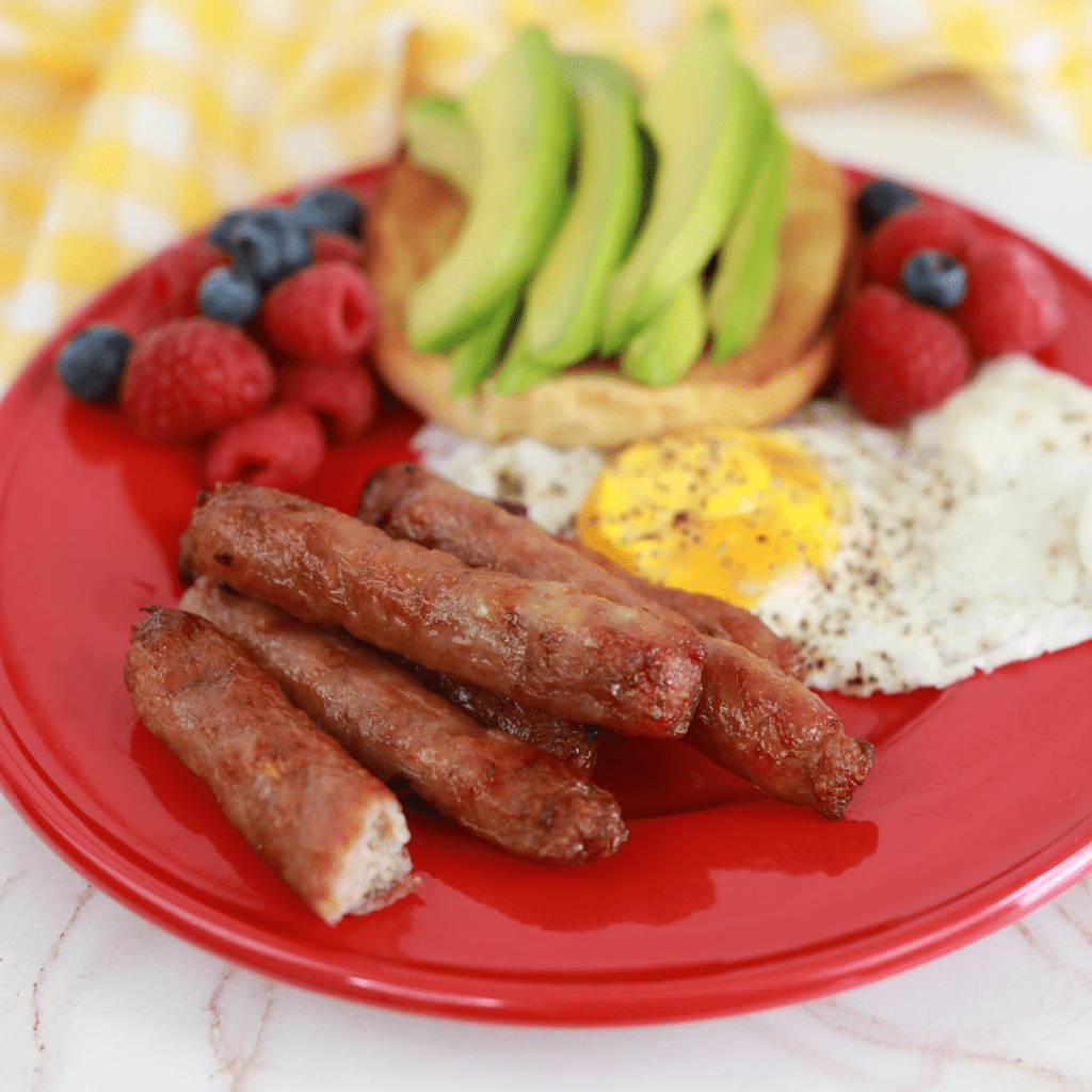 Frozen sausage links from air fryer