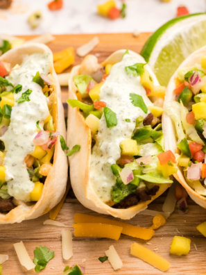 Air Fryer Ground Beef Taco Bowls
