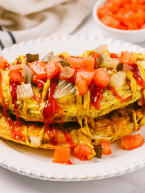 Air Fryer IHOP Cheeseburger Omelette