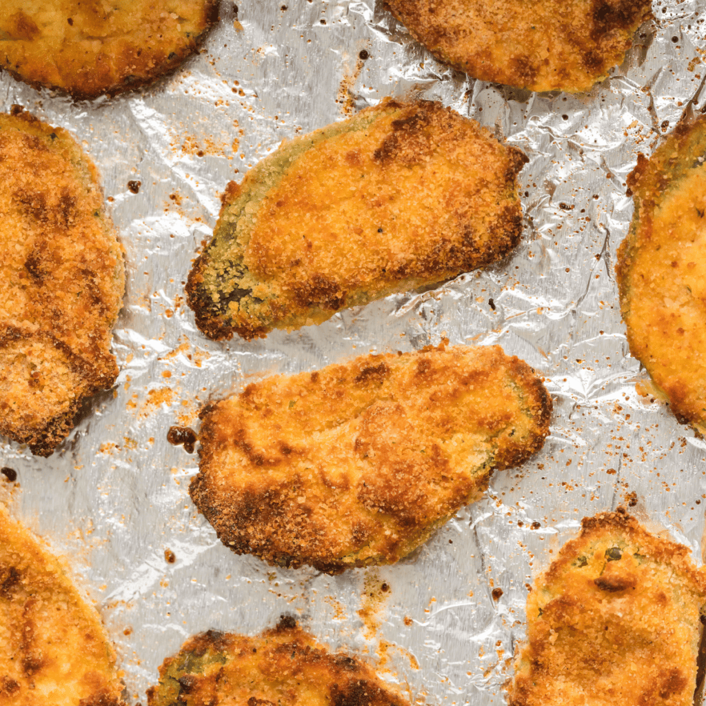 Reheat fried pickles in air fryer