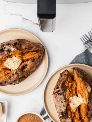 Air Fryer Steakhouse Sweet Potato