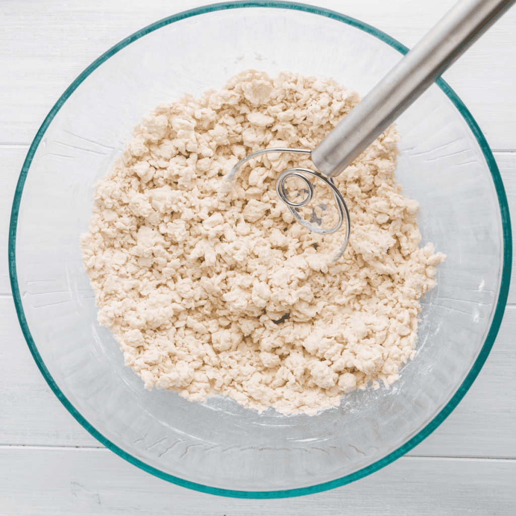 Mix well, until a dough forms.