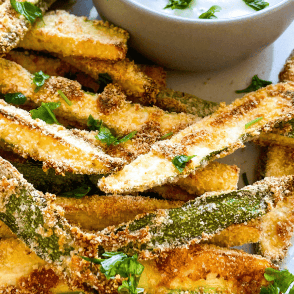 Vegan Zucchini Fries Air Fryer