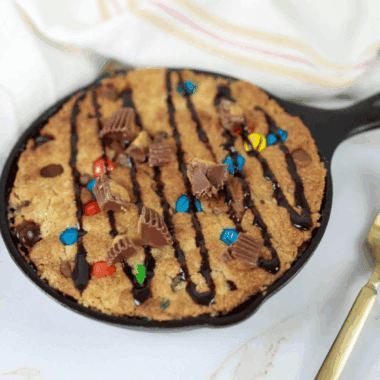 Easy Air Fryer Peanut Butter Pizzokie