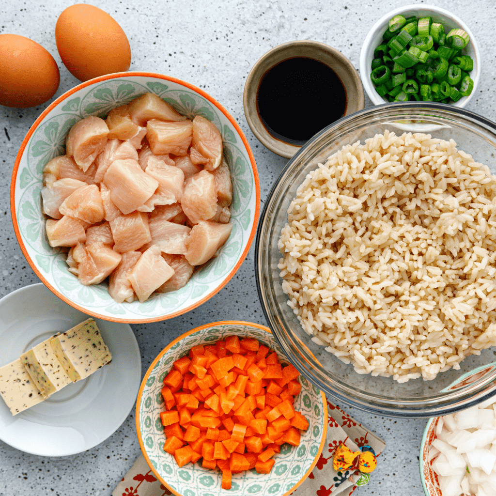 Ingredients Needed For Air Fryer Benihana Chicken Fried Rice