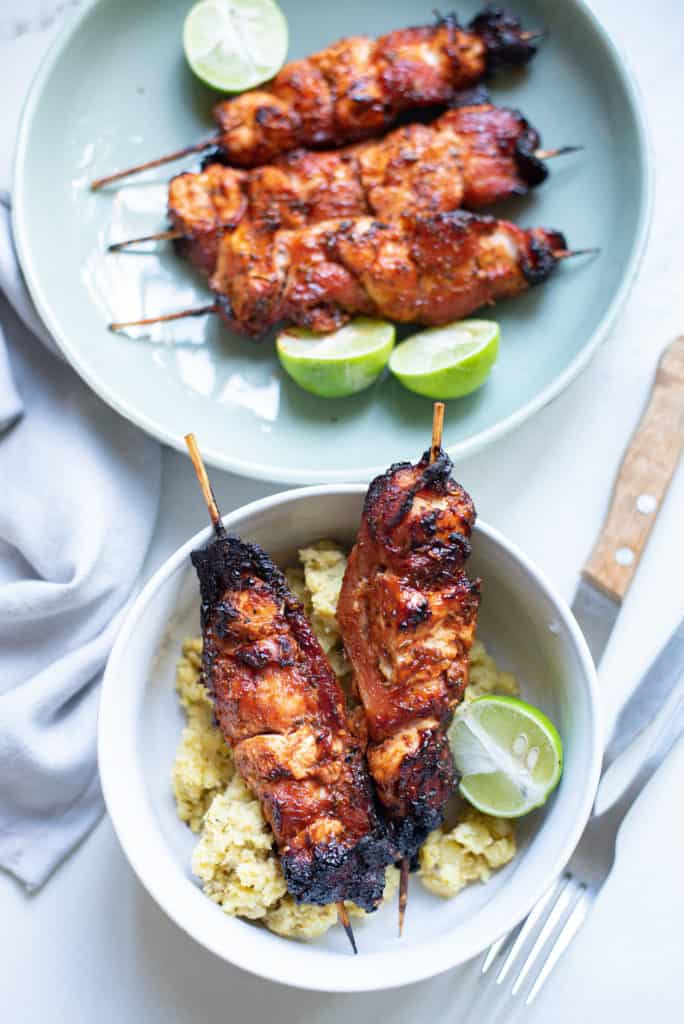Air Fryer Bacon Wrapped Chicken Tenders