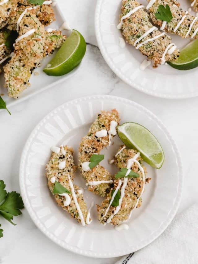 Air Fryer Everything Bagel Avocado Fries