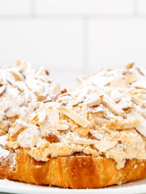 Air Fryer Almond Croissants
