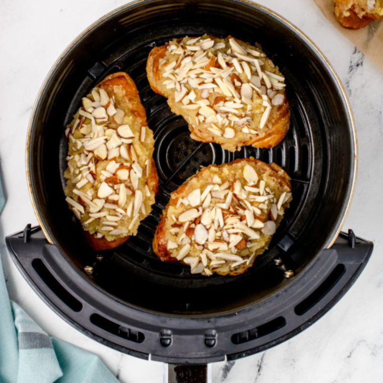 Air Fryer Almond Croissants