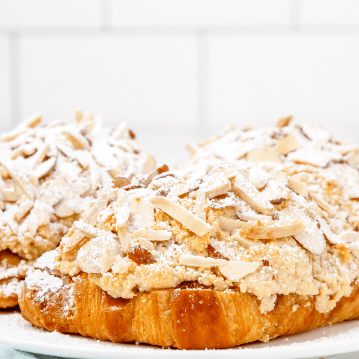 Air Fryer Almond Croissants