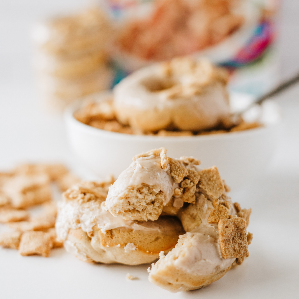 Air Fryer Cinnamon Toast Crunch Donuts