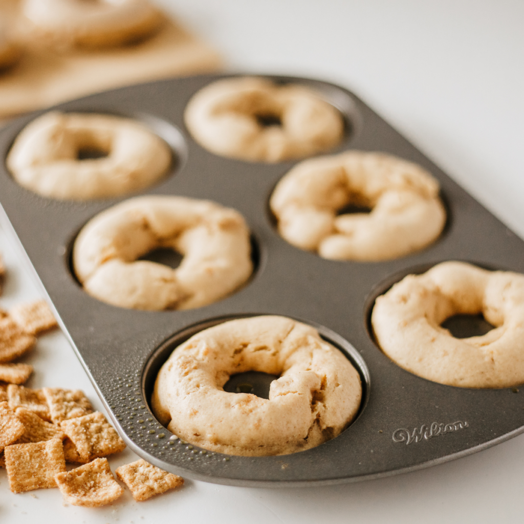 Air Fryer Cinnamon Toast Crunch Donuts