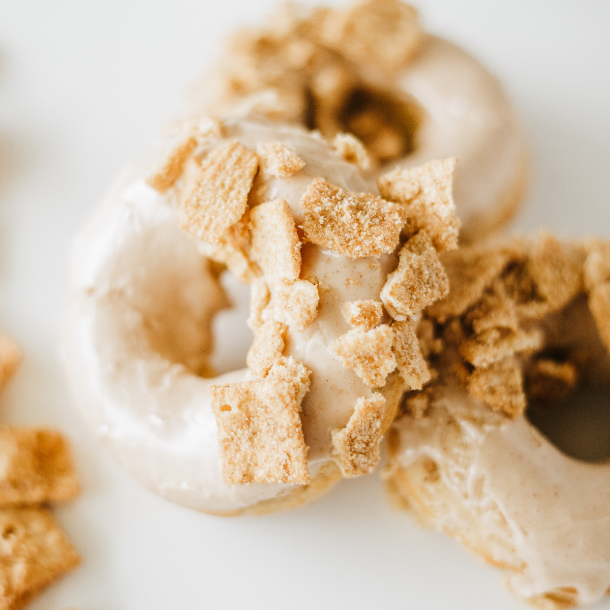 Air Fryer Cinnamon Toast Crunch Donuts