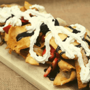 Air Fryer Dessert Nachos