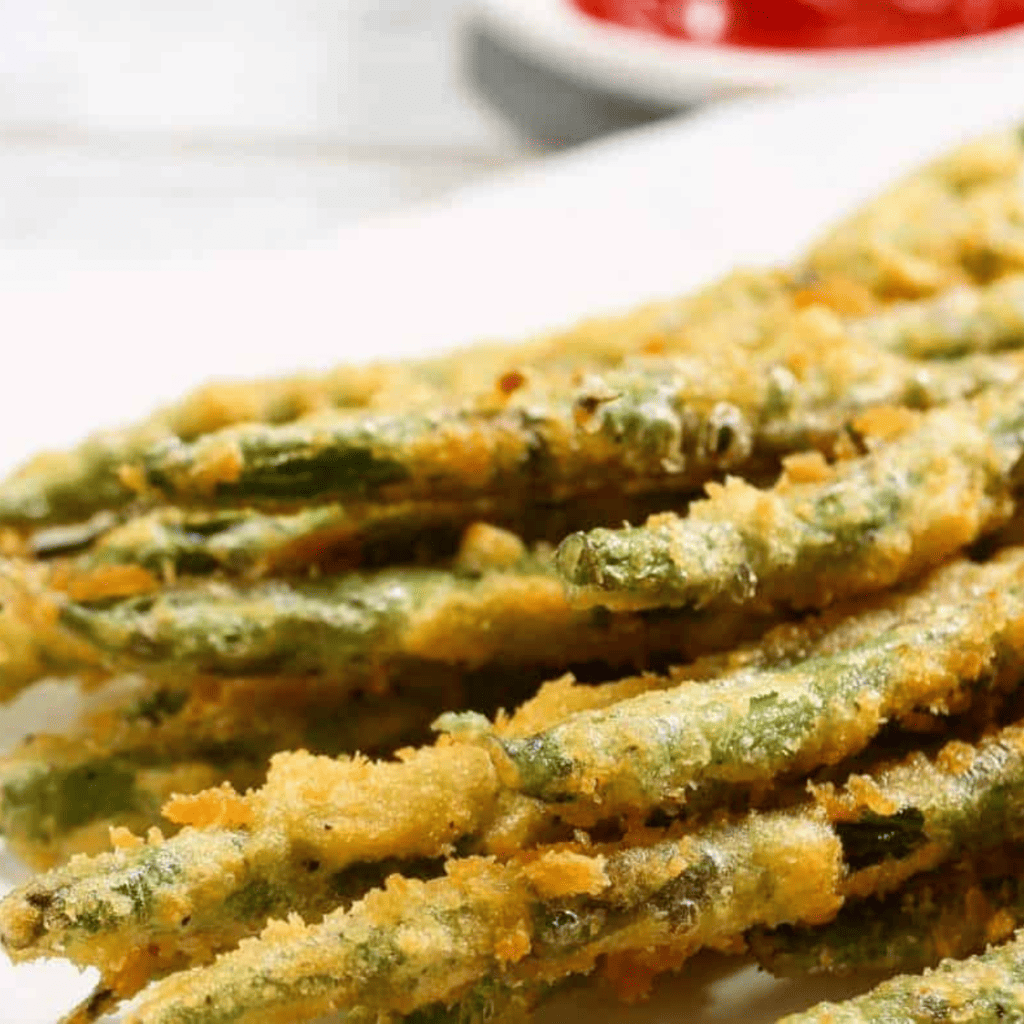 Air Fryer Tempura Green Beans