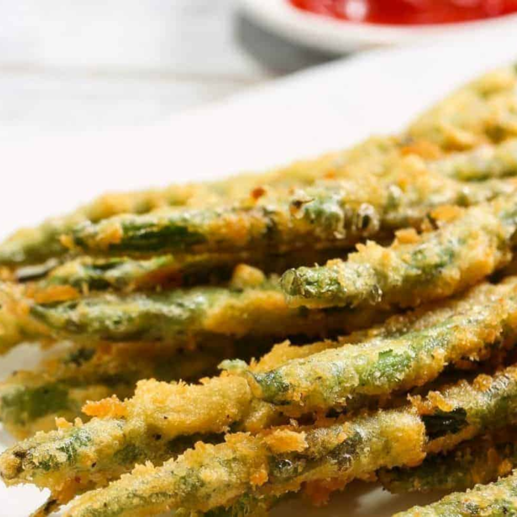 Air Fryer Tempura Green Beans
