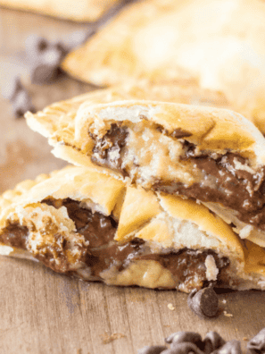 Air Fryer Mini Chocolate Chip Cookie Pies