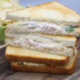 Air Fryer Tuna Melt Grilled Cheese