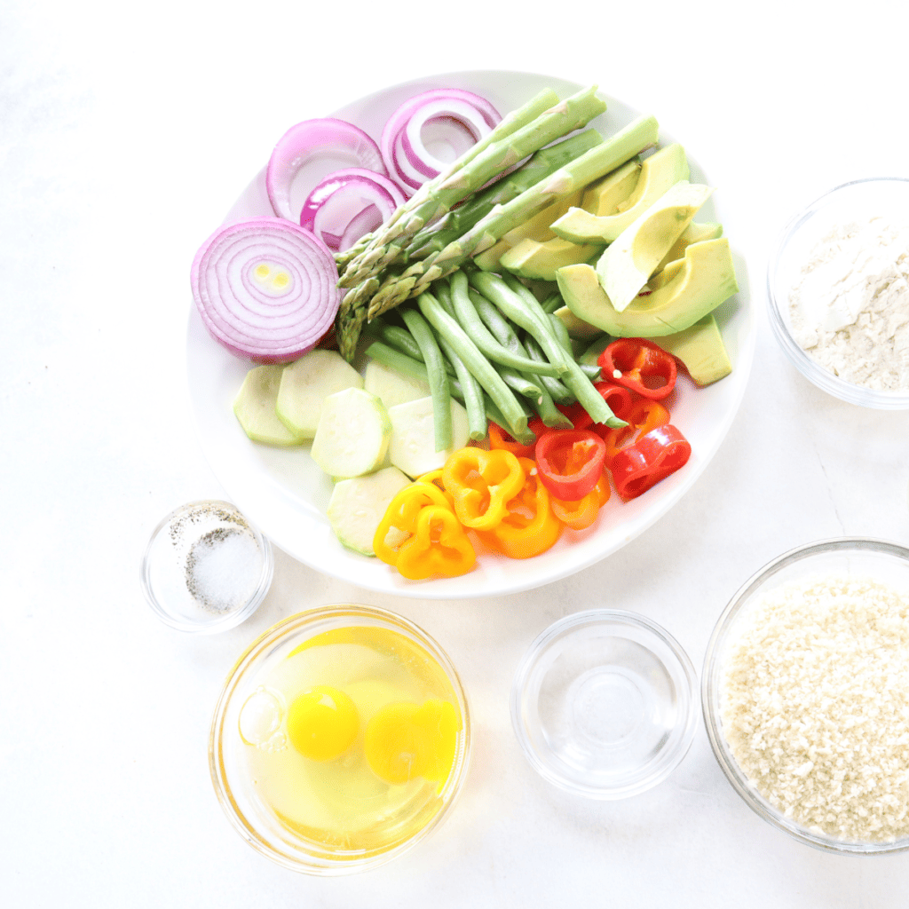 Ingredients Needed For Air Fryer Vegetable Tempura