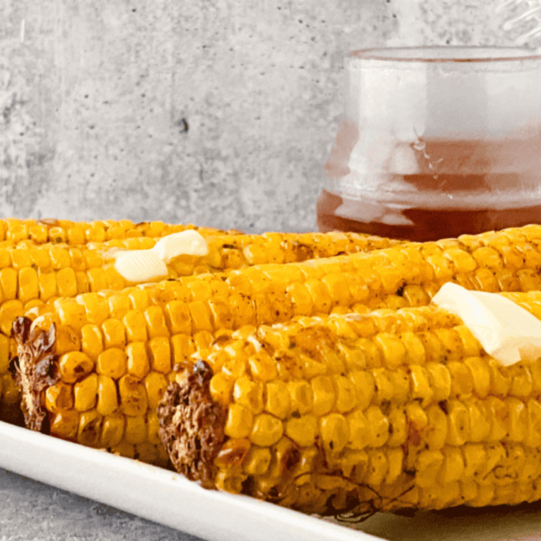 Crispy air fryer Cajun corn seasoned to perfection, inspired by Wingstop's bold flavors.