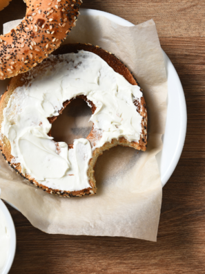 Blackstone Griddle Toasting Bagel