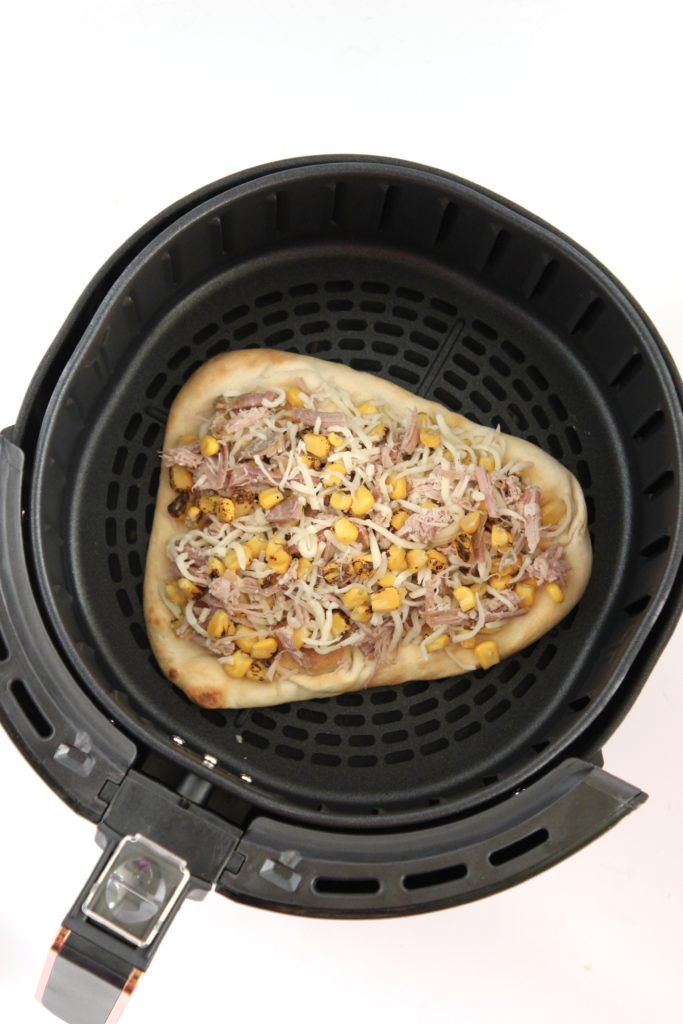 Air Fryer Street Corn Carnitas Flatbread