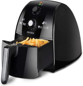 Secura Air Fryer 4.2Qt / 4.0L 1500-Watt Electric Hot XL Air Fryers Oven