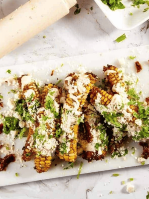 Air Fryer Elotes Corn Ribs