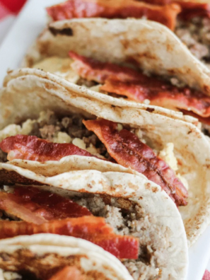 Air Fryer French Toast Breakfast Tacos
