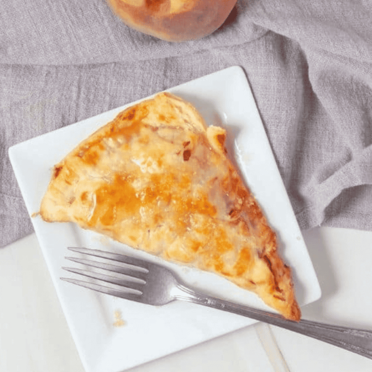 Air Fryer Peach Pie