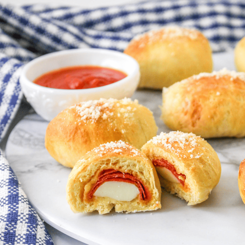 Air Fryer Pizza Bombs  