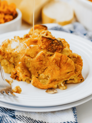 Air Fryer Pumpkin Bread Pudding