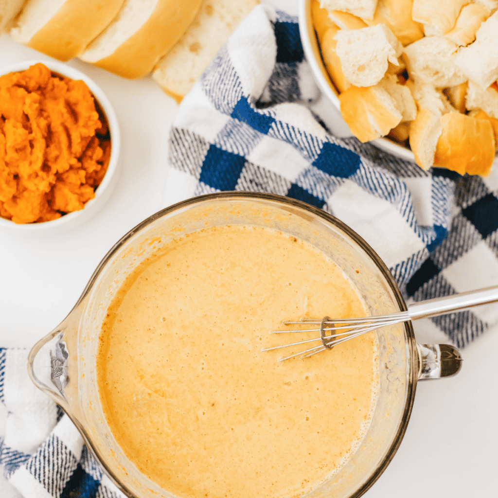 Air Fryer Pumpkin Bread Pudding