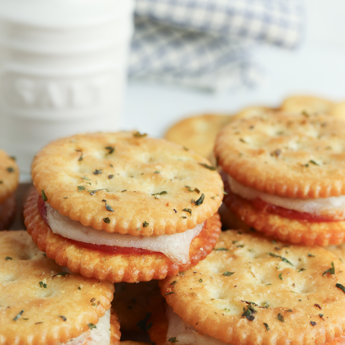 Air Fryer Ritz Cracker Sandwiches