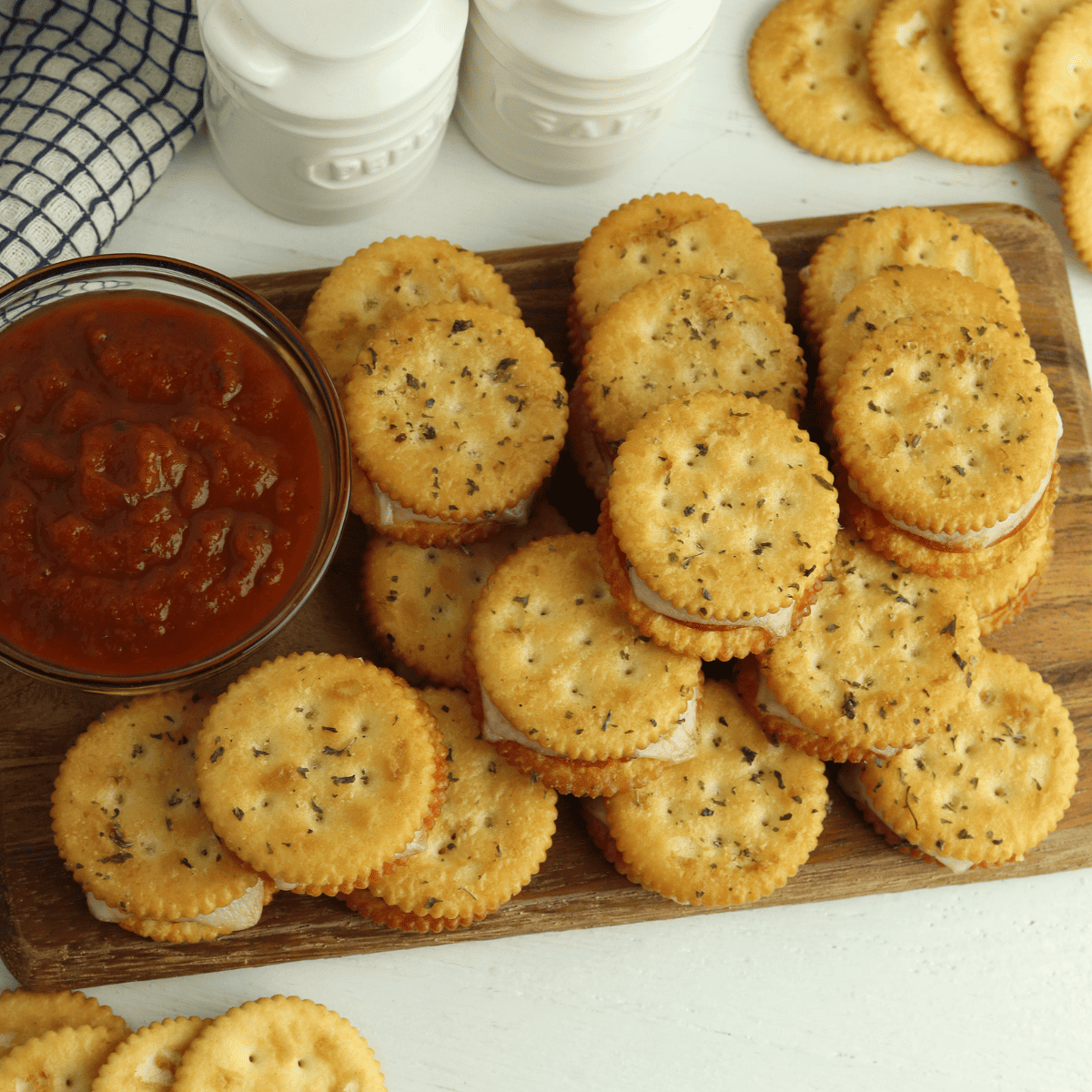 Air Fryer Ritz Cracker Sandwiches