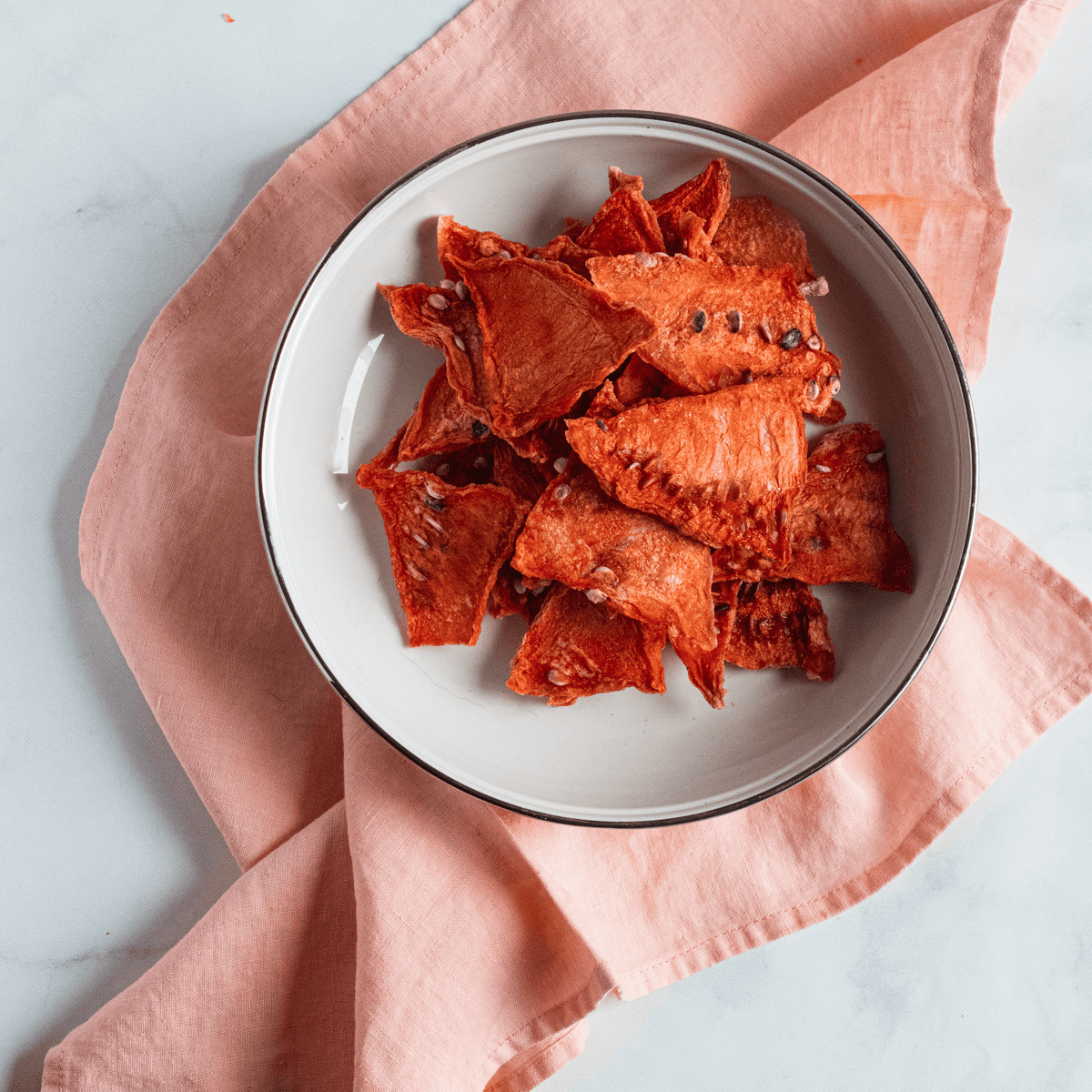 Air Fryer Dehydrated Watermelon
