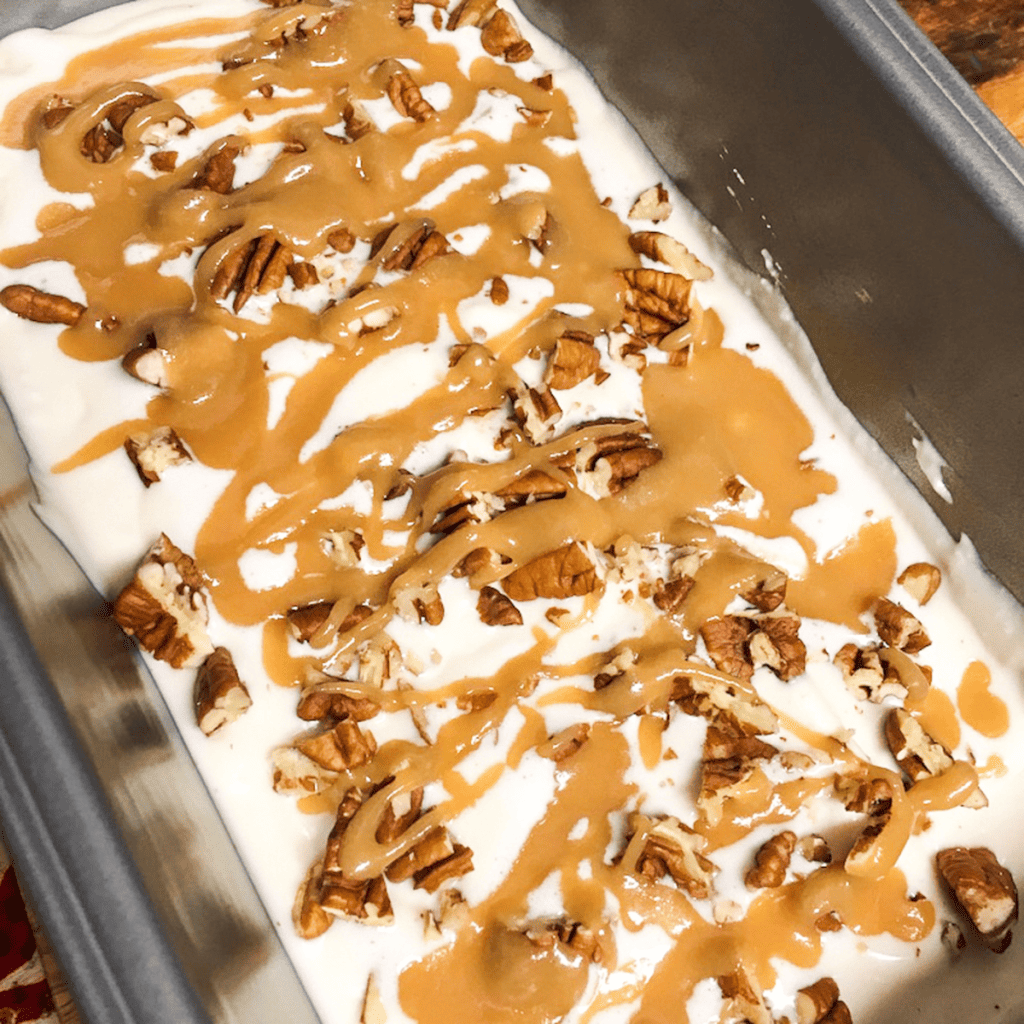 Can I use store-bought caramel sauce instead of making my own?
Yes, you can use store-bought caramel sauce if you prefer a quicker option. However, homemade salted caramel sauce adds a unique and authentic flavor to the ice cream.
2. Can I make the ice cream ahead of time and store it in the freezer?
Yes, you can make the Salted Caramel Ice Cream ahead of time and store it in an airtight container in the freezer. It's best to consume it within a few days for the freshest taste and texture.
3. How can I prevent ice crystals from forming in the ice cream?
Pre-freezing the airtight container and ensuring the ice cream is churned to the right consistency can help prevent ice crystals. Also, avoid frequent thawing and refreezing.
4. Can I use a different type of salt in the caramel sauce?
Yes, you can experiment with different types of salt, such as kosher salt or Himalayan pink salt. Keep in mind that the salt's intensity may vary, so adjust the quantity accordingly.
5. Can I add mix-ins like chocolate chips or nuts to the ice cream?
Absolutely! Feel free to add your favorite mix-ins to the ice cream during the last few minutes of churning for added texture and flavor.
6. How long does it take for the ice cream to firm up in the freezer?
The time it takes for the ice cream to firm up in the freezer can vary depending on your freezer's temperature and the ice cream's thickness. Generally, a few hours or overnight should suffice.
7. Can I use a different ice cream base recipe with the Ninja Creami?
Yes, you can experiment with different ice cream base recipes to suit your preferences. The Ninja Creami's blending and churning functions can accommodate various ice cream base mixtures.
8. How can I achieve a creamier texture in the ice cream?
Using high-quality ingredients, ensuring the ice cream base is chilled before churning, and not overchurning can help achieve a creamier texture.
9. Can I make dairy-free or vegan Salted Caramel Ice Cream with the Ninja Creami?
Yes, you can use dairy-free alternatives like coconut milk or almond milk and vegan butter to create a dairy-free or vegan version of Salted Caramel Ice Cream.
10. Can I re-churn ice cream that has become too hard in the freezer?
While it's not ideal, you can re-churn the ice cream briefly to soften it. However, avoid excessive re-churning, as it may affect the ice cream's texture.