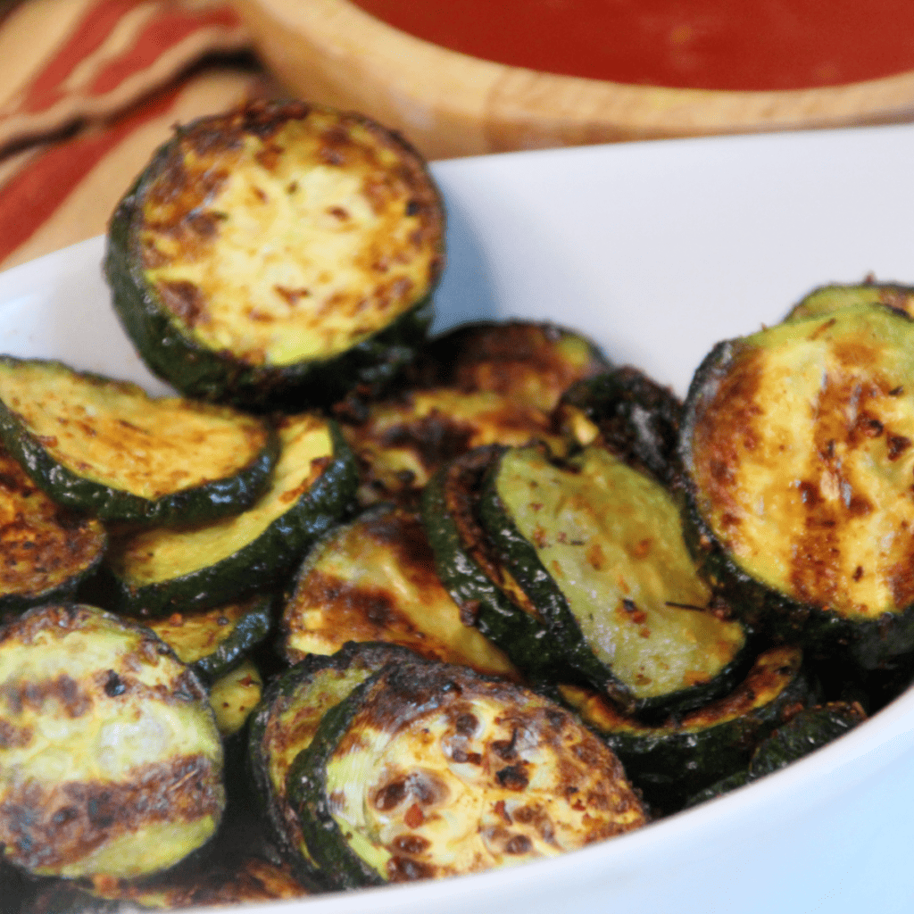 Ninja Woodfire Grilled Zucchini