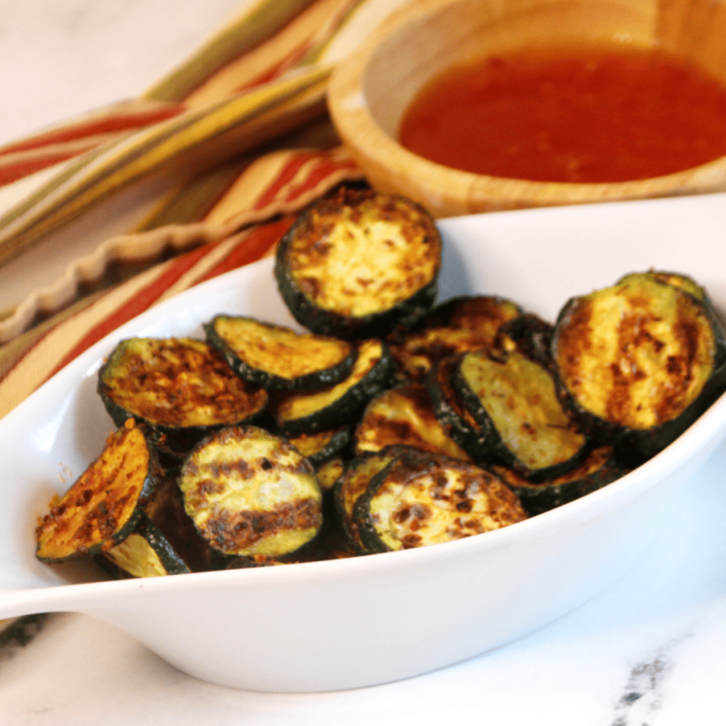 Ninja Woodfire Grilled Zucchini