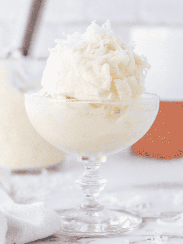 Ninja Creami Pineapple Coconut Sorbet