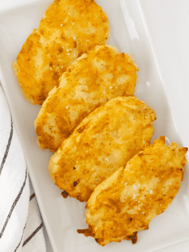 air fryer homemade hash brown patties