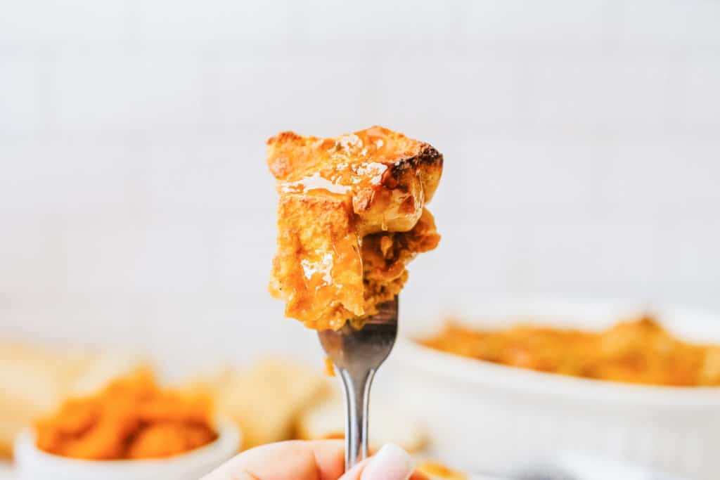 Air Fryer Pumpkin Bread Pudding