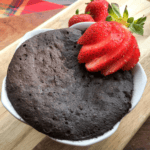 Air Fryer Chocolate Protein Mug Cake