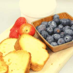 Air Fryer Grilled Pound Cake