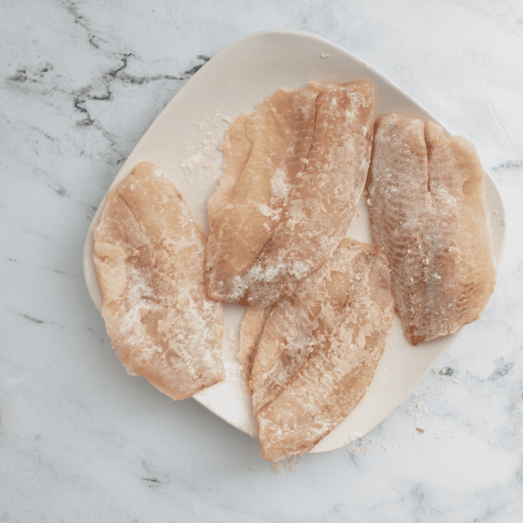 Spicy-sweet blackened rub of paprika, brown sugar, and cayenne in a dish