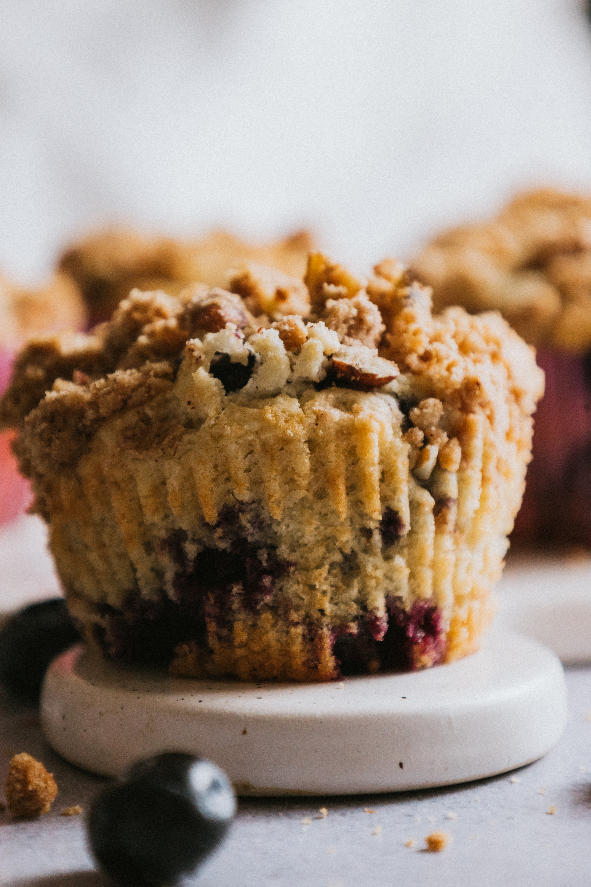 Ninja Woodfire Blueberry Muffins